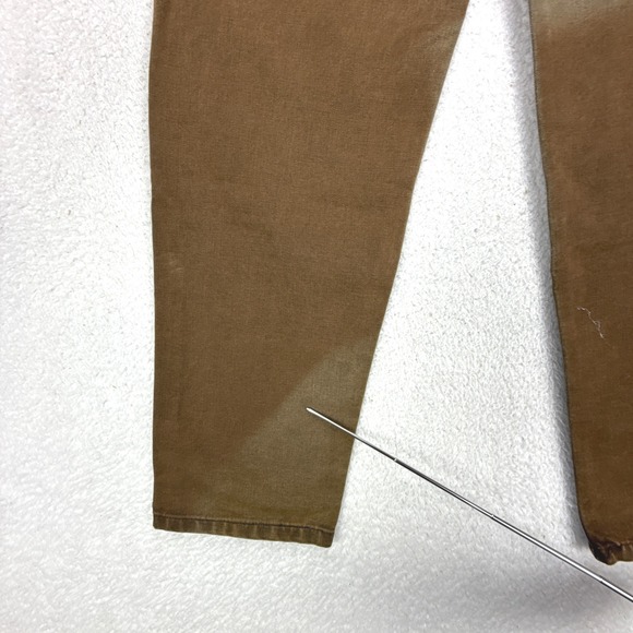 Vintage Carhartt Canvas Pants Mens 34x32 WU182 Chesnut Brown Faded NWT NOS READ - Picture 9 of 12